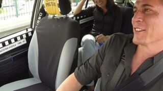 CzechTaxi Multiple Woman Orgasm in the Backseat