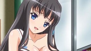 Hotties stroking young prick - Hentai Threeway