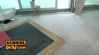 itsPOV - Disobedient teen student Nata Ocean is banged into place