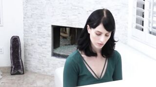 Thrilling brunette Alex Harper gets screwed by her stepdaddy