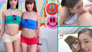 Scarlett & Alex suck On Prick