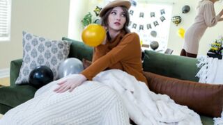 Stepdaughter & step dad come up with some fun of their own