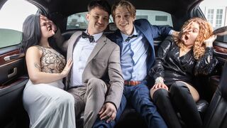 Limo Ride to Prom Gets Wild: Secret Boyfriends Hook Up in Backseat!