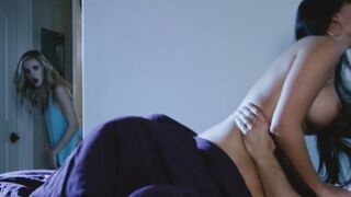 Hot Rachel James sneaks in to fuck that meat after Mercedes Carrera left