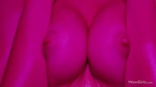 WOWGIRLS Beautiful Ukrainian model Alissa Foxy playing with her tits and showing us her perfect body