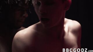 Petite stud spanked by jock Devin Trez before booty screwing