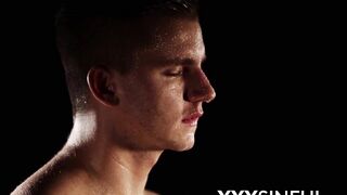 Horny beautiful babe gives an erotic blowjob before sex & cumshot