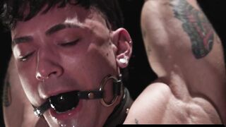 Rocky Unleashed dominates Siren Santiago with wild suspension bondage