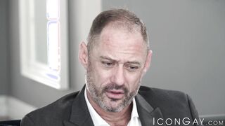 Casey Everett submits his butthole to passionate daddy DArclyte