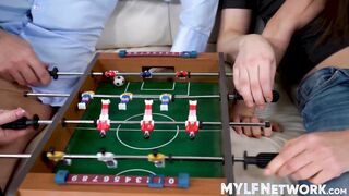 Step family forbidden foursome with Stepmommies Lana Roy & Kiara Lord