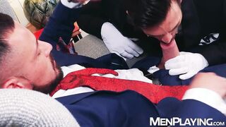 Bossy Cristian Sam drills deep into his Latino butler Javi Gray