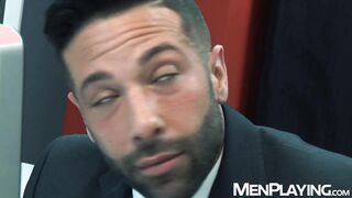 Office coworkers Hector de Silva & Sebastian Reiss raw breed