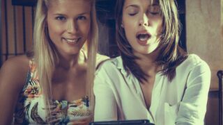 Nikita undresses Sweet Cat & eats her sweet snatch