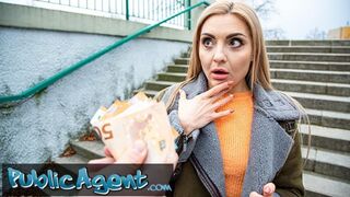 Russian Blonde Caty Kiss Hungry for Dick