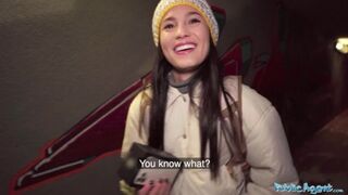 Hot Brunette Rides a Big Heavy Shaft