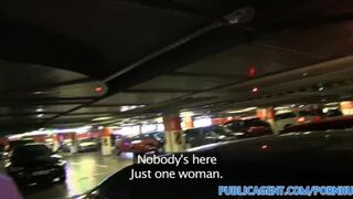 Bombshell Blonde's Public Car Park Fuck