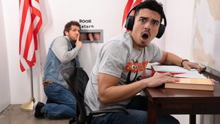 Hayden Harding & Bunker Turn the Library Naughty