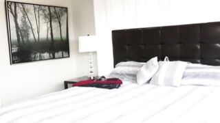 SISTERTRICK - Stepsister Kendra Spade showed how deep is her throat before squirting