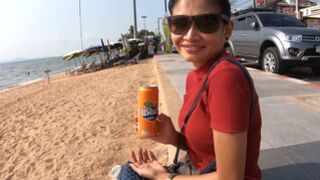 Amateur Thai teen having fun with her two week millionaire BF