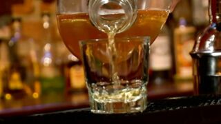 Hijacked chick whipped & buttplugged