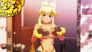 Blonde wolf hottie is by your side all day