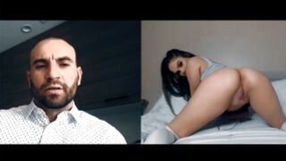 Step Dad makes teen stepdaughter masturbate & spank herself