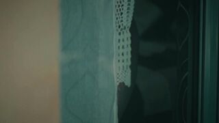 Sabrisse A tries on a hot stockings & masturbates